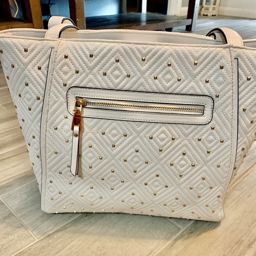 INC White with Gold Accents